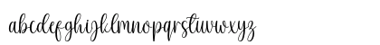 Aesthetic House Regular Lowercase Preview