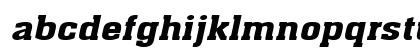 AcheWide BoldItalic Lowercase Preview