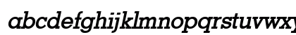 Geo BoldItalic Lowercase Preview