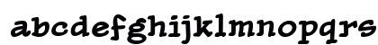PaperBoy BB Regular Lowercase Preview