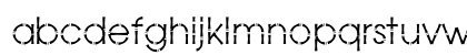 Bamboo Gothic Book Lowercase Preview