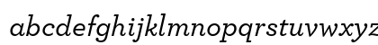 Archer Medium Italic Lowercase Preview