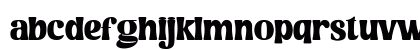 Bogista Regular Lowercase Preview