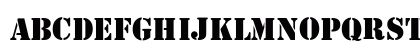 Stencil D Regular Preview
