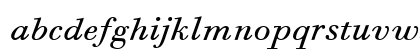 Bodoni Six ITC Book Italic Lowercase Preview