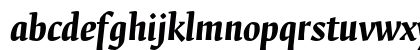 FedraSerifB BoldItalic Lowercase Preview