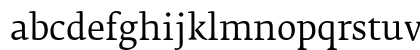 Fedra Serif B Book Lowercase Preview