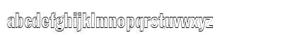 FranklinGotTExtConOu1 Regular Lowercase Preview