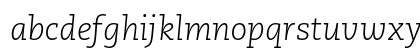 PMN Caecilia LT 46 Light Italic Lowercase Preview