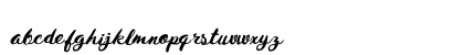 Husty Brush Regular Lowercase Preview