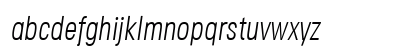 Jane Roe Light Italic Lowercase Preview