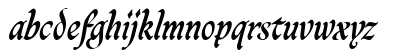 Caligraf Bold PERSONAL USE Regular Lowercase Preview