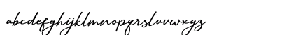 Sallim Signature Regular Lowercase Preview