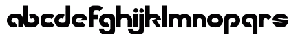 SUPER BOLD Regular Lowercase Preview