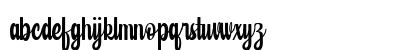 Suballie FREE Regular Lowercase Preview