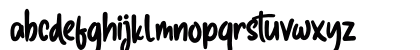Soubath Ambyar Regular Lowercase Preview