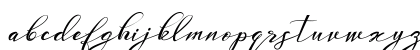 UNIVERSAL SCRIPT Personal Use Regular Lowercase Preview