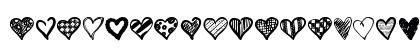 Crazy Hearts Regular Lowercase Preview