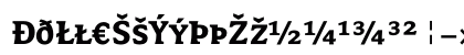 Avance Bold Exp SC Lowercase Preview