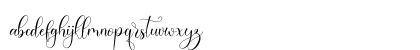 Endenesilia Regular Lowercase Preview