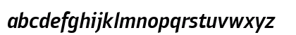 PF Bulletin Sans Pro Medium Italic Lowercase Preview