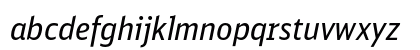 DB Sans Cond Regular Italic Preview