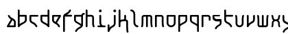 Koto RegularE Lowercase Preview