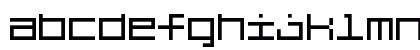 7 Squared Regular Lowercase Preview