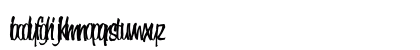 LHFSpeedstyle II Bold Regular Lowercase Preview