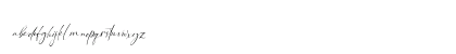 Road Sunshine Italic Regular Lowercase Preview