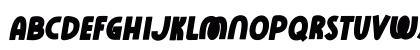 Rose Minie Bold Italic Lowercase Preview