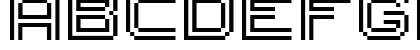 PF Uniform Pro Regular Lowercase Preview