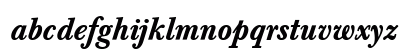 Baskerville T Italic Lowercase Preview