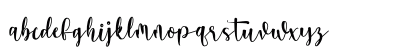 Flora Regular Lowercase Preview