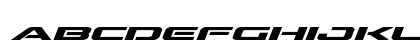 Outrider Expanded Bold Italic Expanded Bold Italic Lowercase Preview