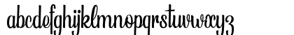 Beautiful People Personal Use Regular Lowercase Preview