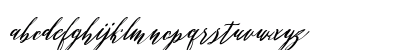 Patricia Script Regular Lowercase Preview