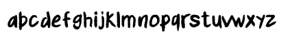 BLAXIE Regular Lowercase Preview
