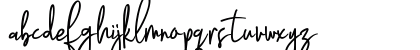 Latter Slant Regular Lowercase Preview