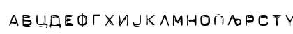 X_Lightout Light Lowercase Preview