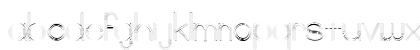 Walker Thin Lowercase Preview