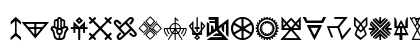 Pagan Symbols Regular Lowercase Preview