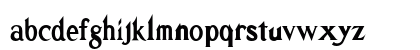 Goldburg Regular Lowercase Preview