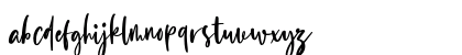 Cloudy Night Regular Lowercase Preview
