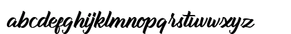 Groyline Personal Use Regular Lowercase Preview