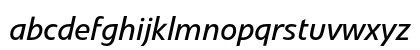 LinotypeVeto Italic Lowercase Preview