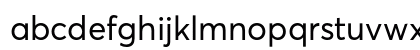Averta Regular Lowercase Preview