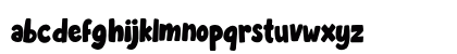 Becak Regular Lowercase Preview