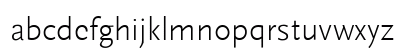 Scala Sans Light Lowercase Preview