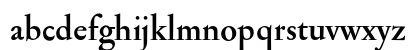 Jannon Med OSF Bold Lowercase Preview